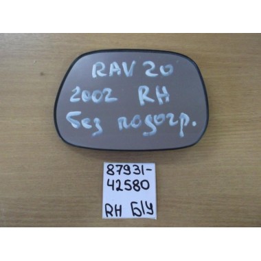 Зеркальный элемент Rh Rav 20 Б/У 8793142580